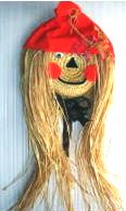 (image for) Scarecrow Wall Door Hanging Handmade - Click Image to Close